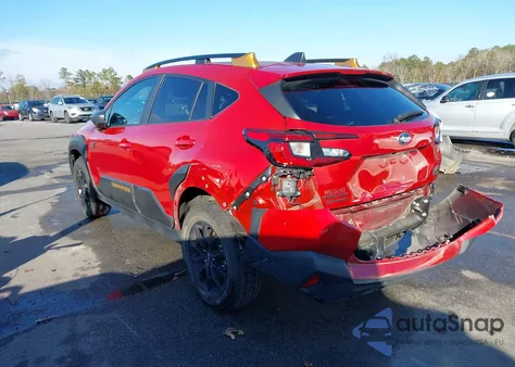 2024 Subaru Crosstrek Wilderness z USA, uszkodzony, nr VIN 4S4GUHT6XR3721208